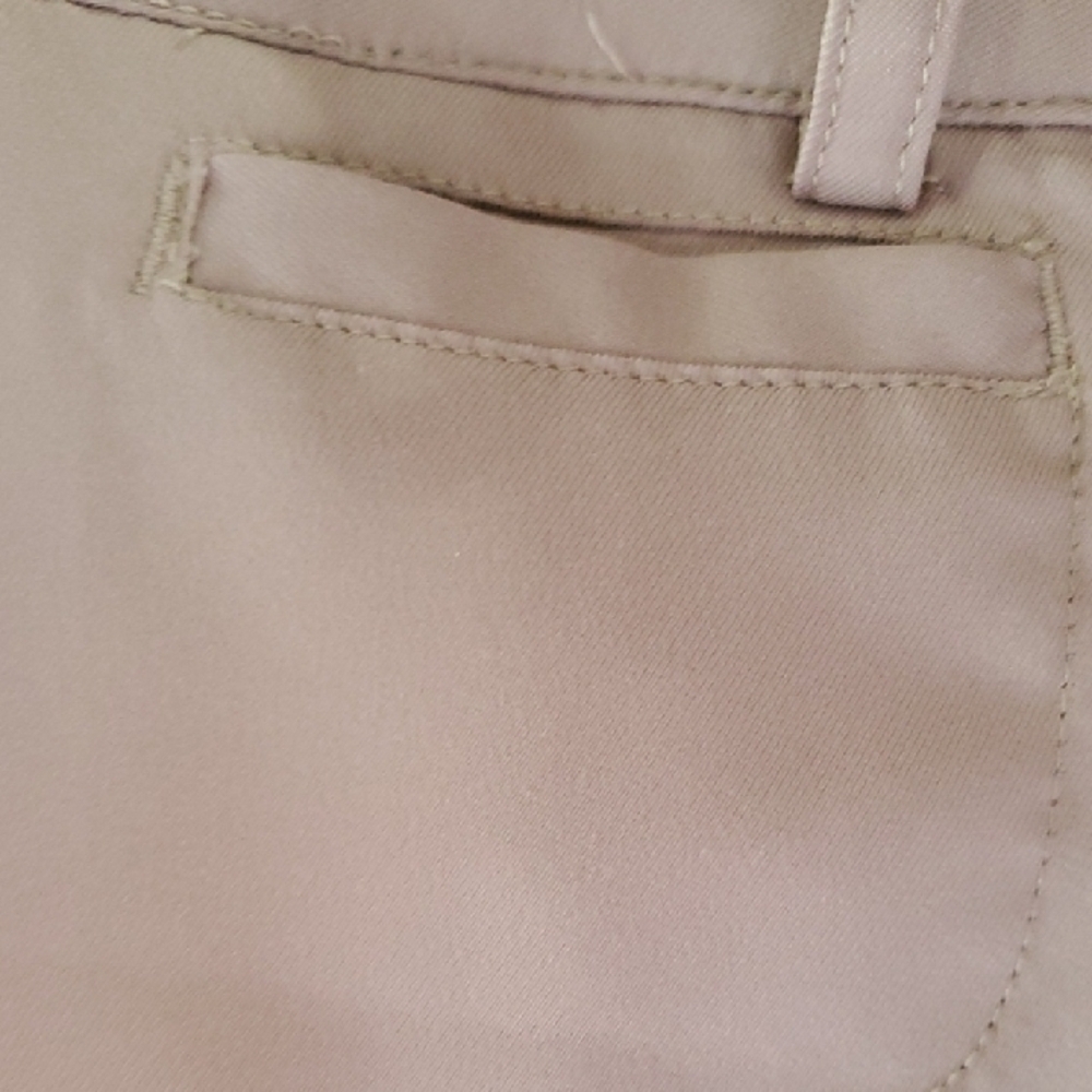 Magellan Outdoors Tan Polyester Pants Drawstring Leg Bottom Capri Length Large - Picture 11 of 14